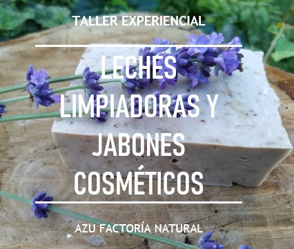 TALLER DE LECHES LIMPIADORAS, JABONES COSMÉTICOS Y DECORACIÓN DE JABONES