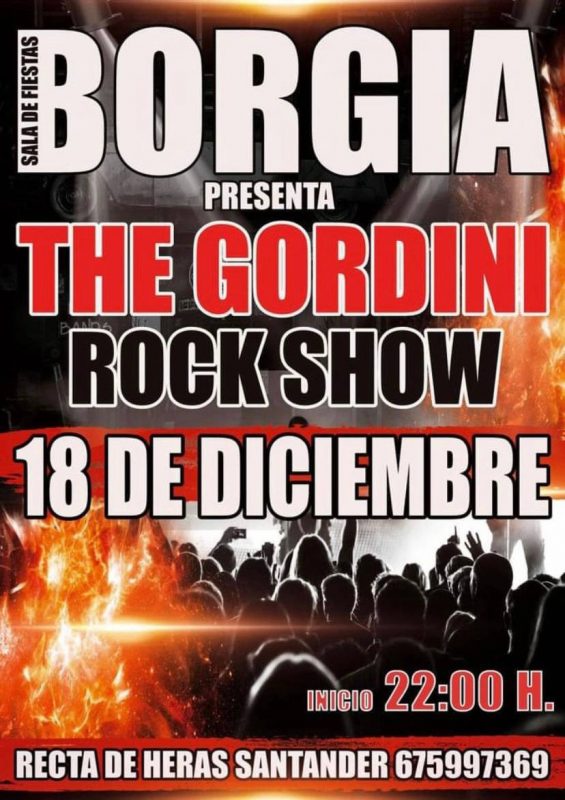 Concierto de The Gordini en la Sala de Fiestas Borgia