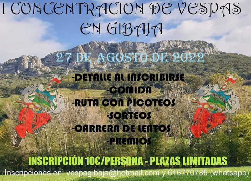 I Concentración de Vespas en Gibaja