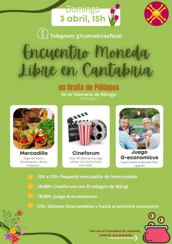 Encuentro moneda libre en Cantabria