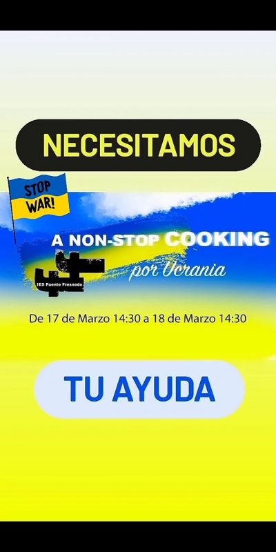 Non-stop Cooking for Ucrania