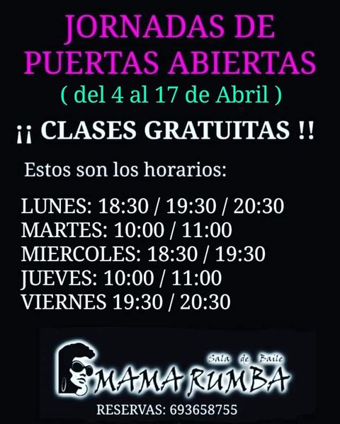 Puertas Abiertas en Mama Rumba