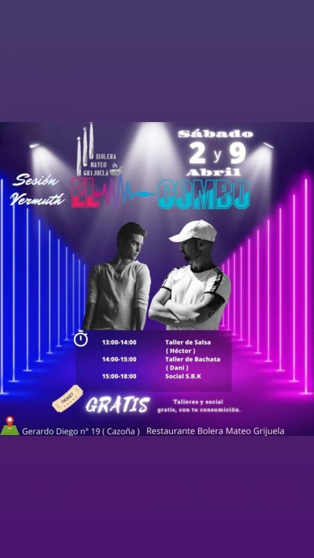 Vermut con talleres de salsa y bachata