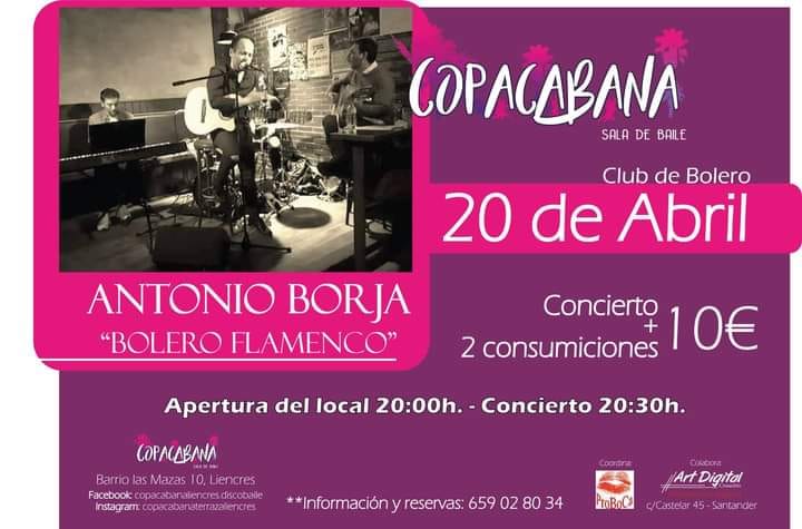 Bolero flamenco de Antonio Borja – 20 Abril