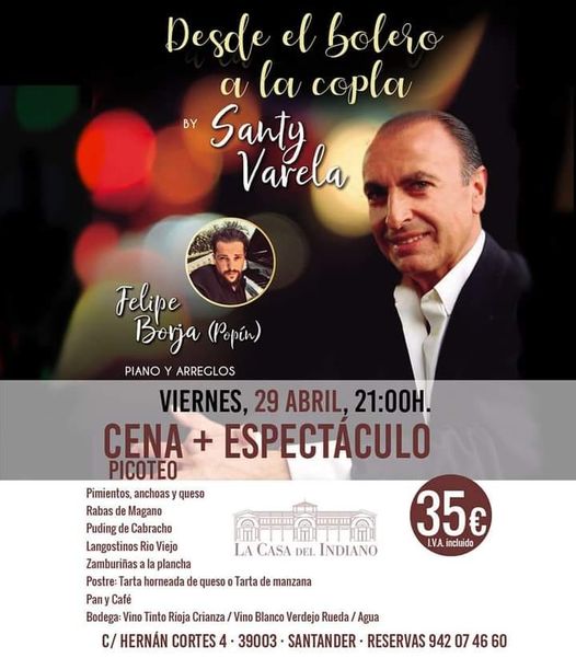 «Del bolero a la copla» por Santy Varela