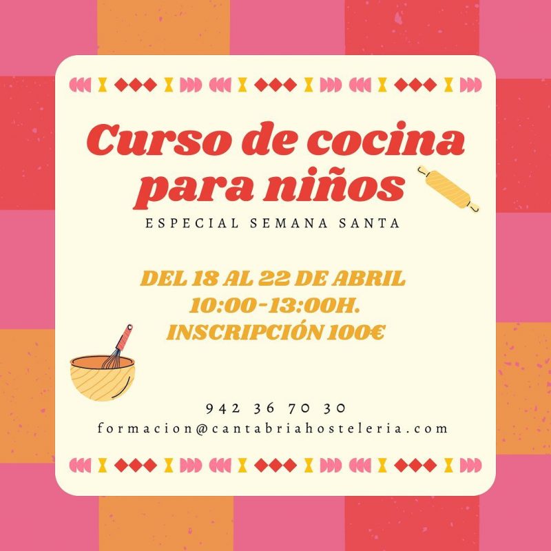 Curso Cocina para Niños – Especial Semana Santa