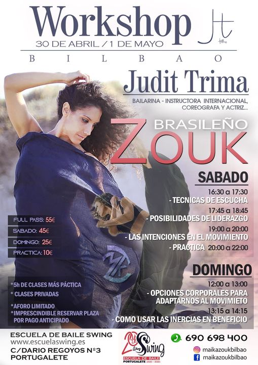 Zouk con Judit Trima en Portugalete (Bilbao)
