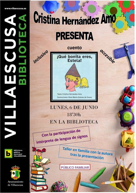 Presentación libro – Qué bonita eres Estela
