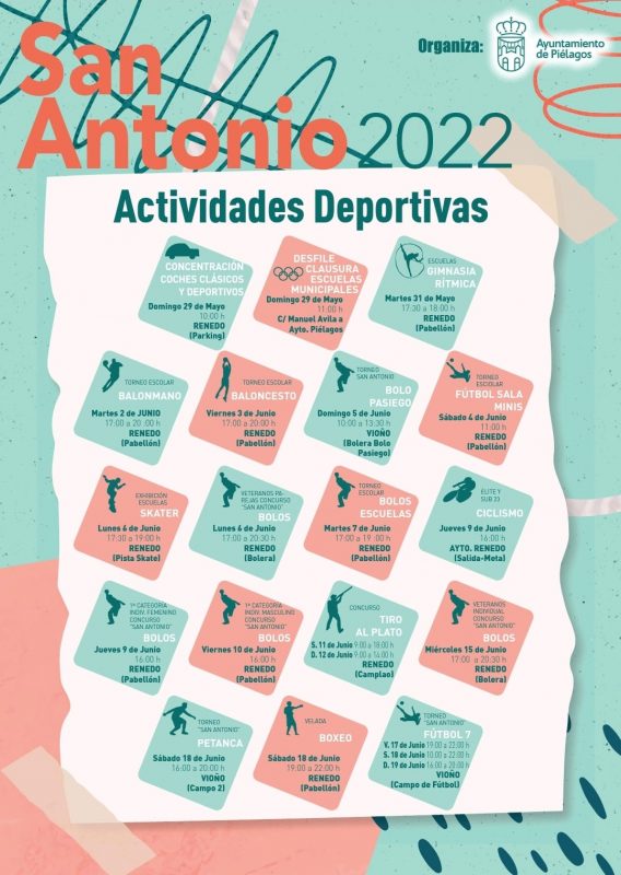 San Antonio 2022 – Actividades Deportivas
