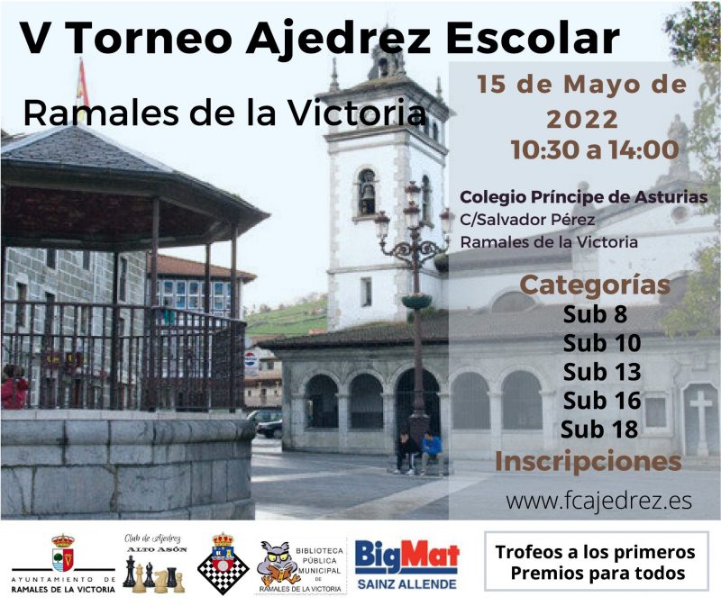V Torneo Ajedrez Escolar – Ramales de la Victoria