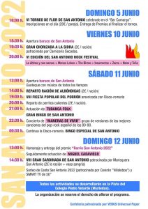 Fiestas del barrio San Antonio de Maliaño 2022