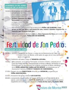 Fiestas de San Juan y San Pedro 2022 – Monte