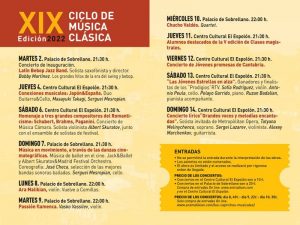 XIX EDICIÓN DE LOS CAPRICHOS MUSICALES DE COMILLAS
