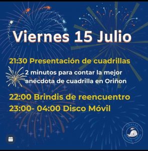 Fiestas del Carmen 2022 – Oriñón