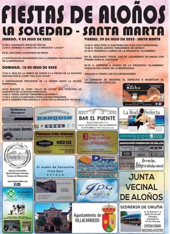 Fiestas de Aloños – La Soledad – Santa Marta