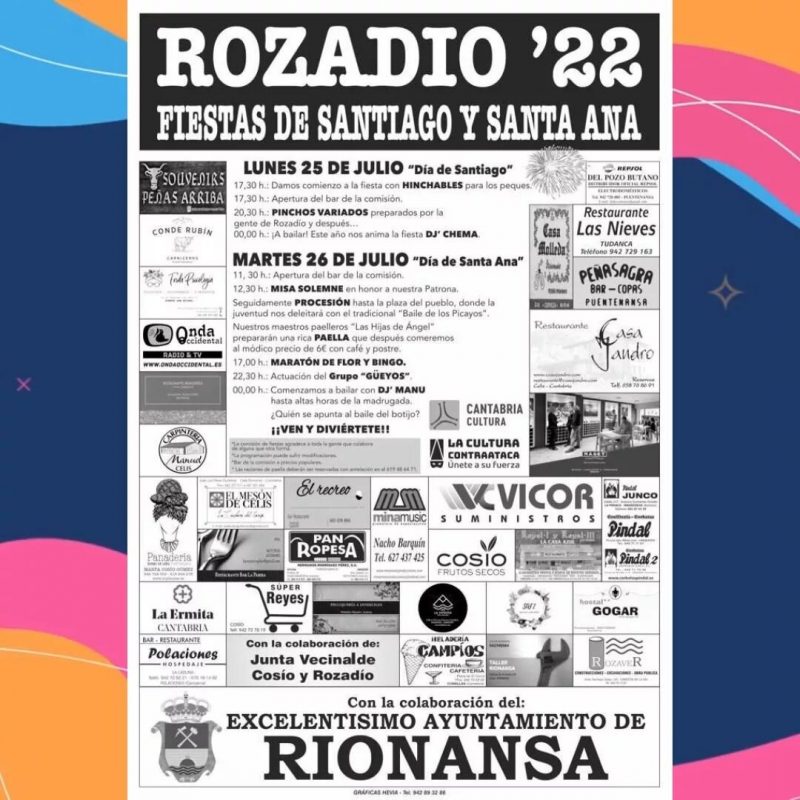 Fiestas de Rozadío 2022