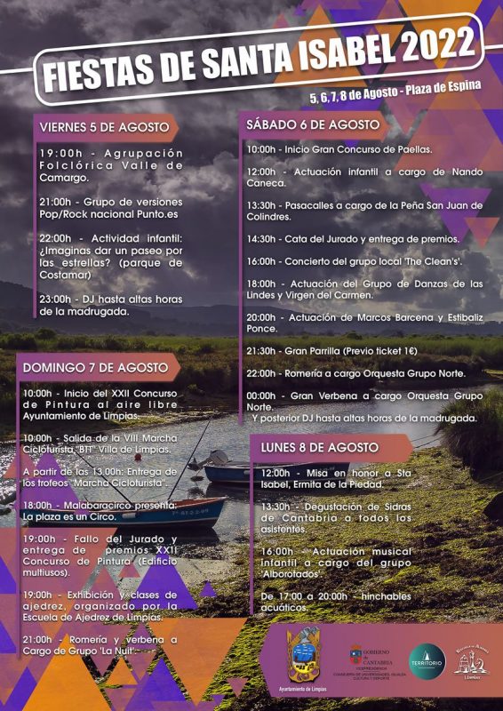 Fiestas de Santa Isabel 2022 – Limpias