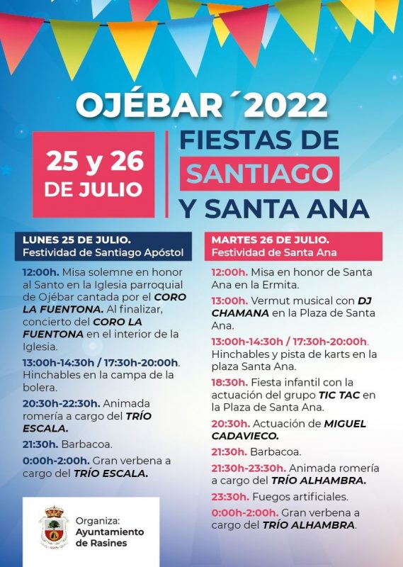 Fiestas de Santiago y Santa Ana Rasines Miplanhoy qué hacer hoy