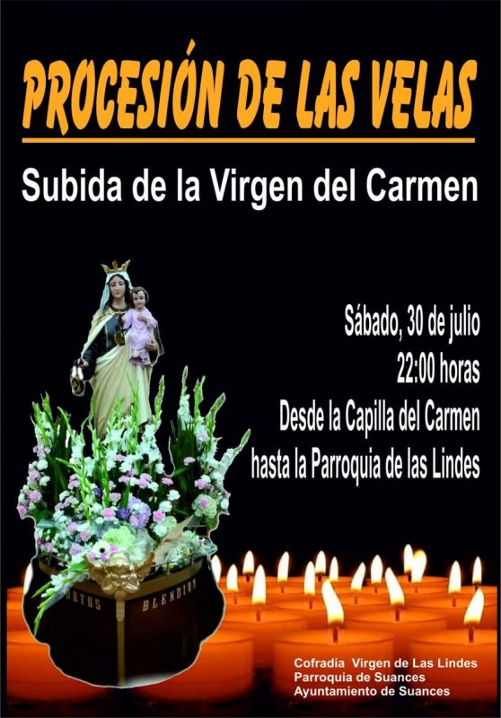 Procesión de las Velas - Subida de la Virgen del Carmen