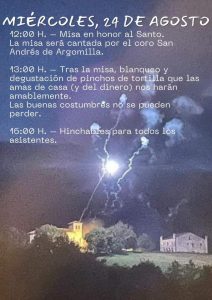 San Bartolo 2022 – Argomilla de Cayón