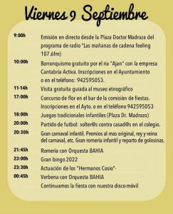 Fiestas de Vega de Pas 2022