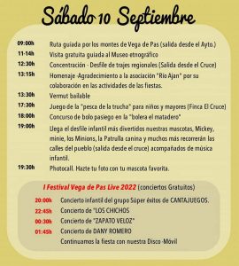 Fiestas de Vega de Pas 2022