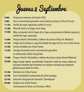 Fiestas de Vega de Pas 2022