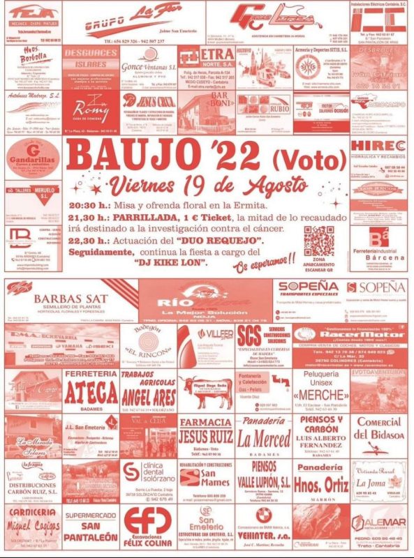 Fiestas de Baujo 2022 – Voto