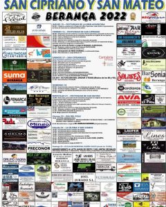 Fiestas San Cipriano y San Mateo Beranga 2022