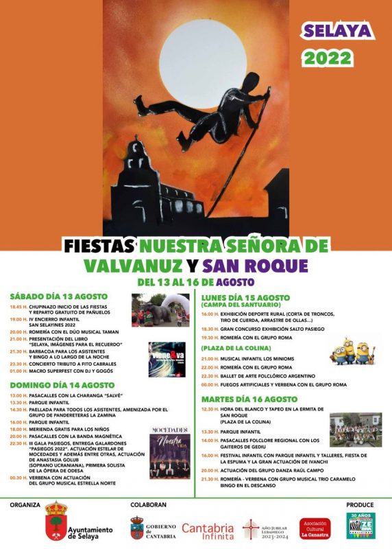 Fiestas de Nuestra Señora de Valvanuz y San Roque 2022 - Selaya