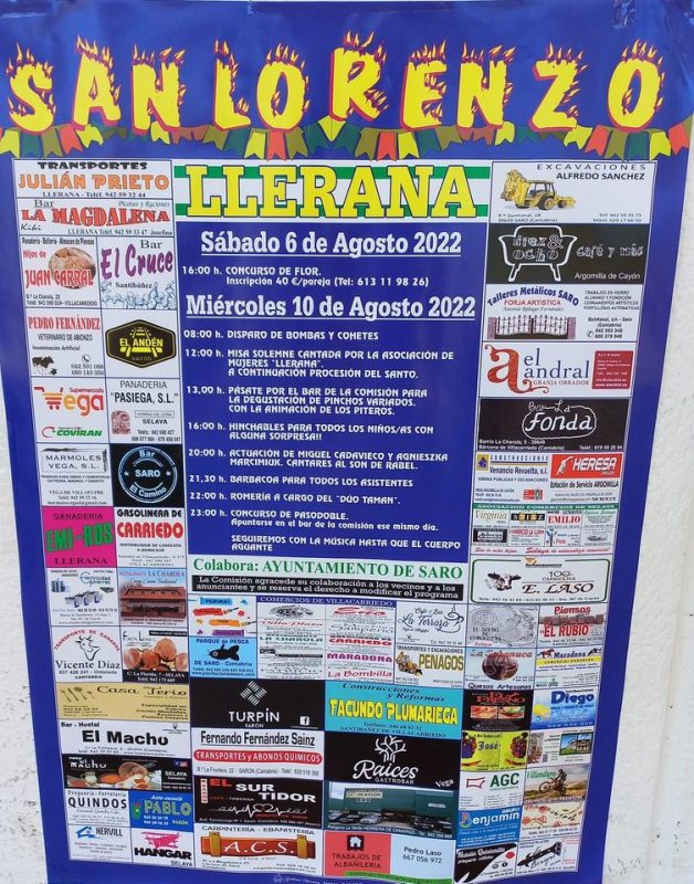 Fiestas de San Lorenzo 2022 - Llerana