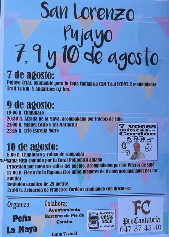 Fiestas de San Lorenzo 2022 - Pujayo