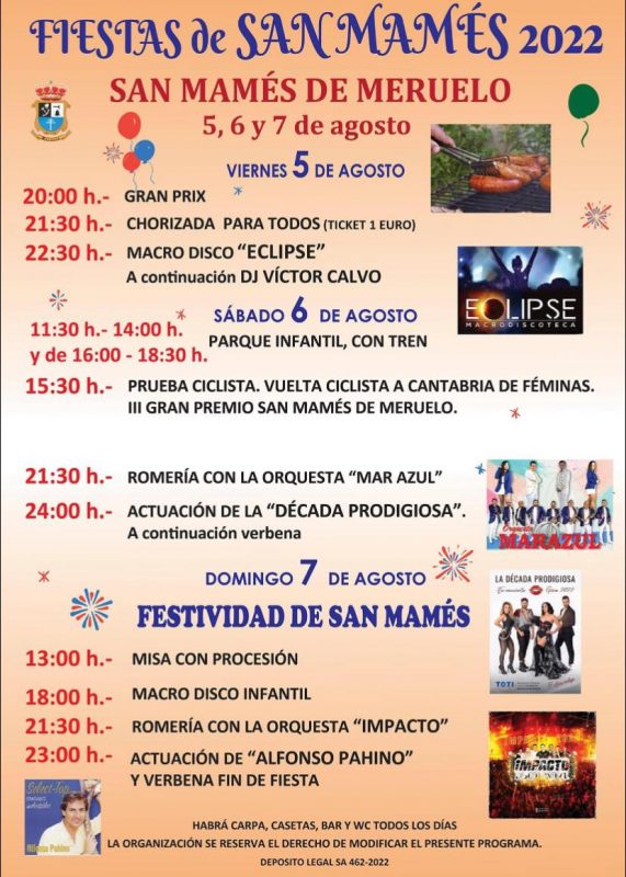 Fiestas de San Mamés 2022 - Meruelo