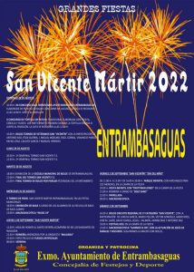 Fiestas de San Vicente Mártir 2022 - Entrambasaguas