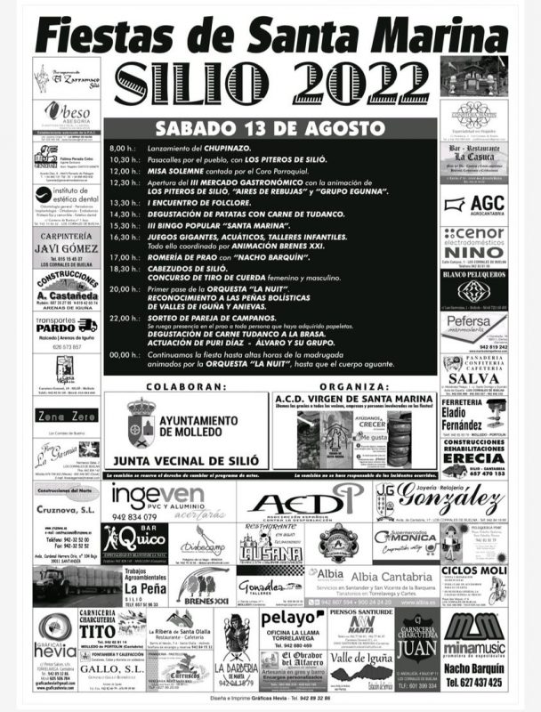 Fiestas de Santa Marina 2022 – Silio