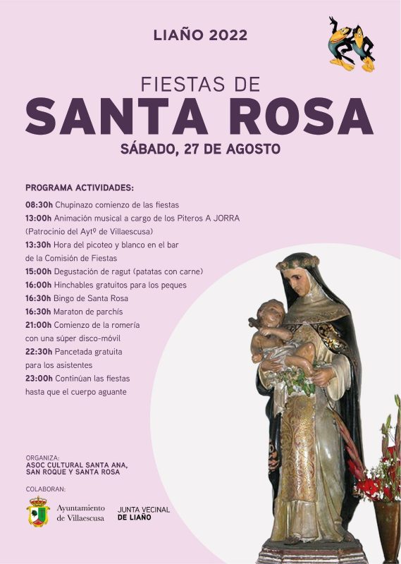 Fiestas de Santa Rosa 2022 – Liaño