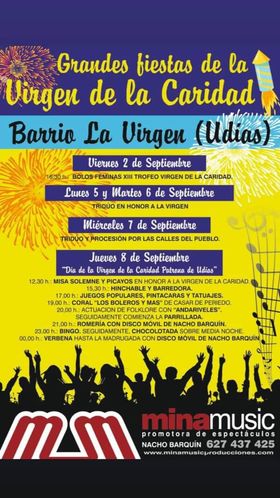 Fiestas de la Virgen de La caridad 2022 – Udías