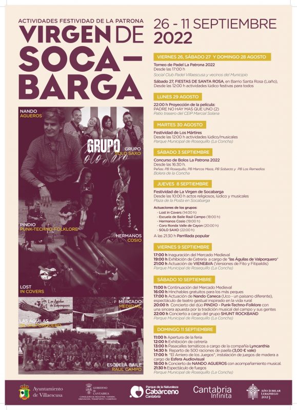 Fiestas de la Virgen de SocaBarga 2022 - Villaescusa