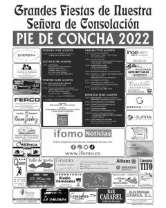 Grandes Fiestas de Nuestra Seniora de la Consolacion 2022 - Pie de Concha
