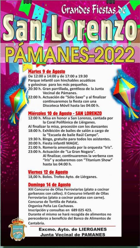 Grandes Fiestas de San Lorenzo 2022 - Pamanes