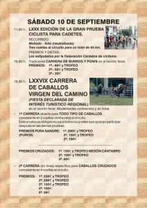 Grandes Fiestas Virgen de Camino 2022 – Molledo