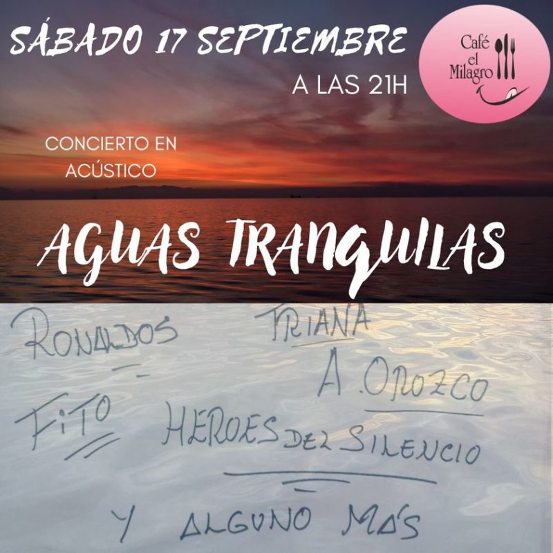 Concierto GRUPO AGUAS TRANQUILAS
