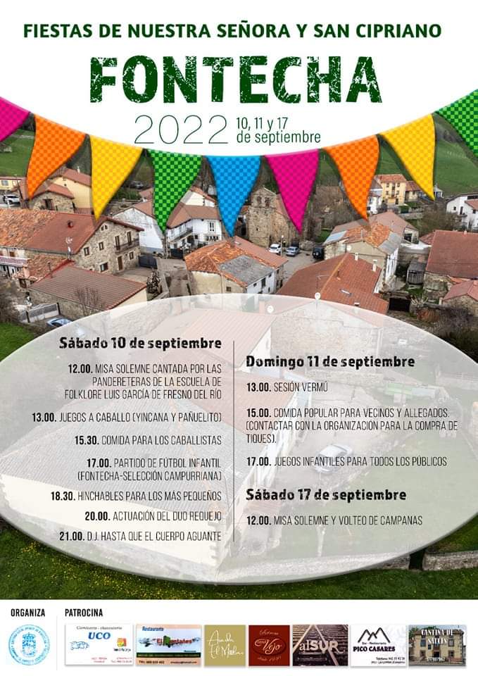 Fiestas de nuestra Señora y San Cipriano 2022 – Fontecha