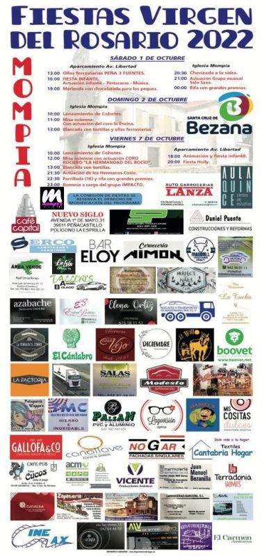 Fiestas Virgen del Rosario 2022 - Mompía