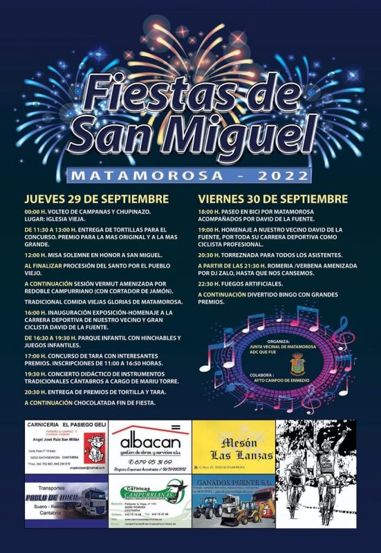 Fiestas de San Miguel 2022 - Matamorosa