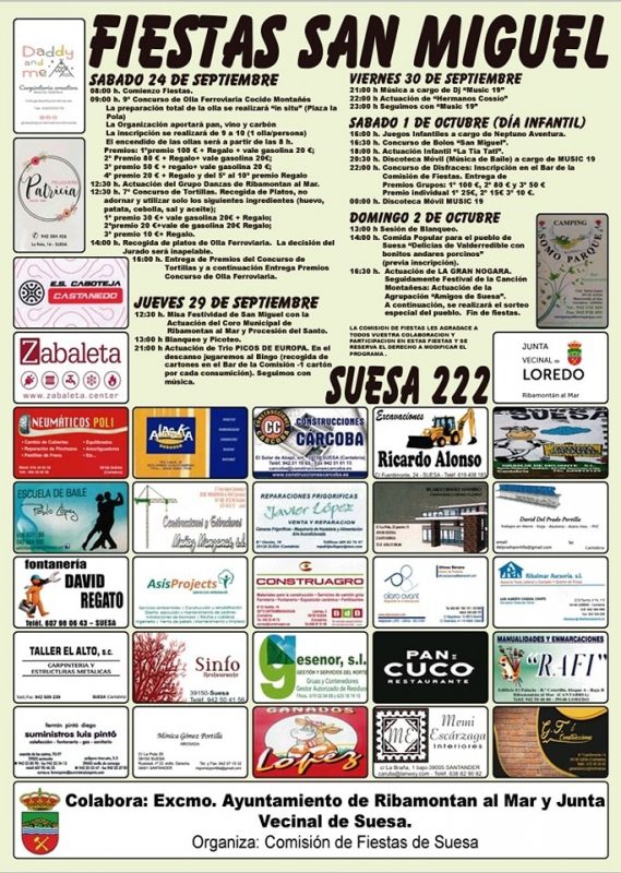 Fiestas de San Miguel 2022 - Suesa