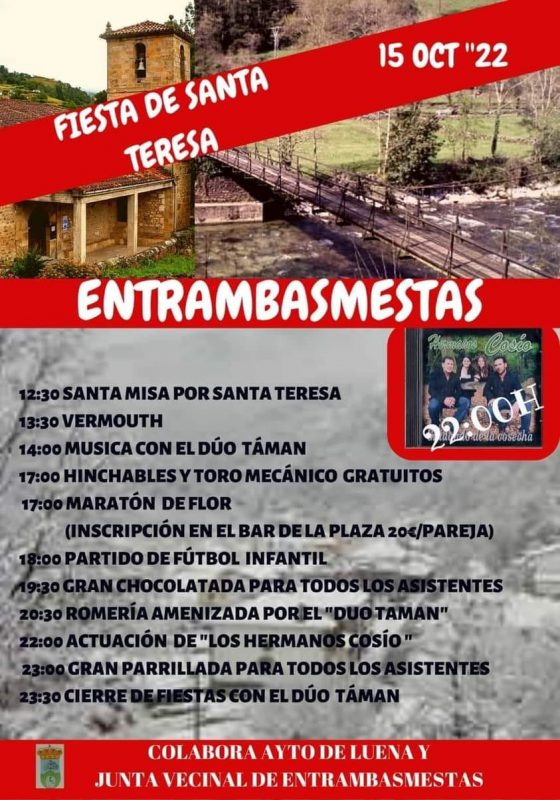 Fiestas de Santa Teresa 2022 - Entrambasmestas