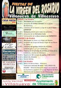 Fiestas de la Virgen del Rosario 2022 - Villanueva de Villaescusa