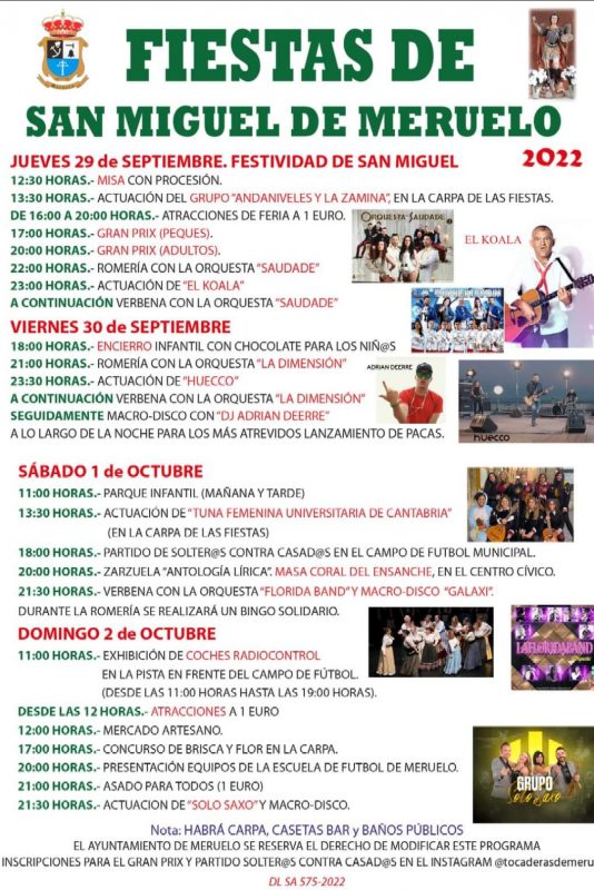 Fiestas San Miguel de Meruelo 2022 Miplanhoy qué hacer hoy en Cantabria