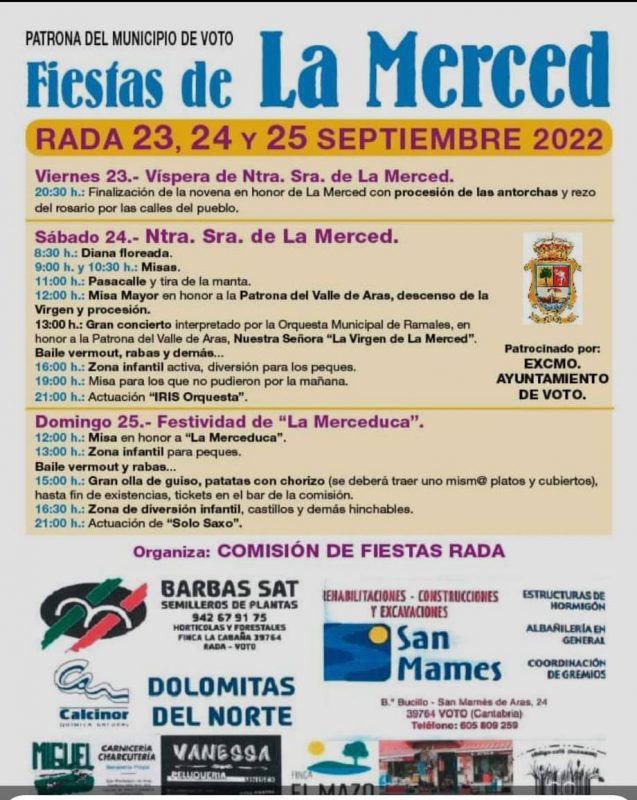 fiestas de la Merced 2022 - Rada